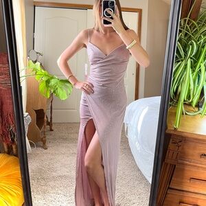 Emerald Sundae Glitter Blush Dress